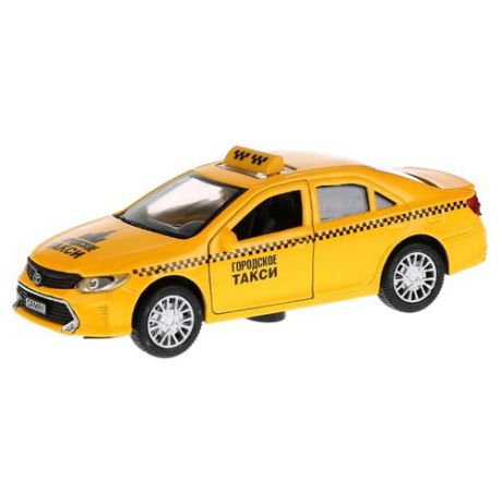 Легковой автомобиль ТЕХНОПАРК Toyota Camry Такси (CAMRY-T) 12 см желтый