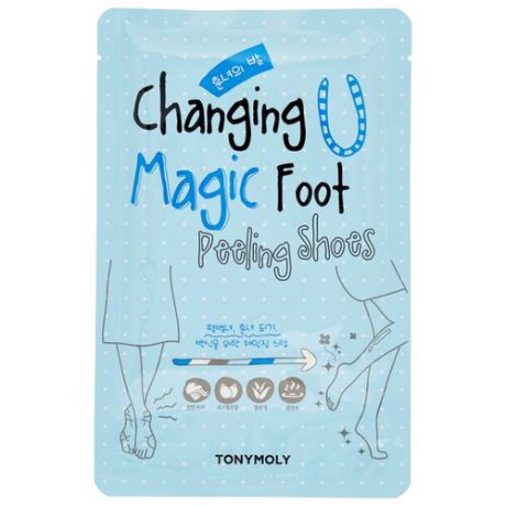 TONY MOLY Носочки для пилинга ног Changing u magic foot 34 мл