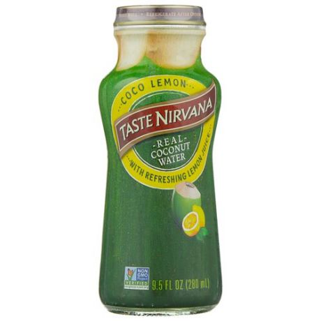 Вода кокосовая Taste Nirvana с соком лимона, 0.28 л