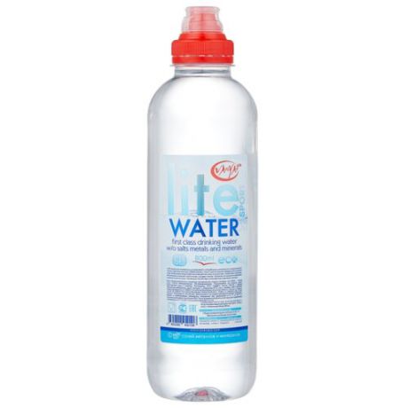 Питьевая вода Lite Water спорт ПЭТ, 0.8 л