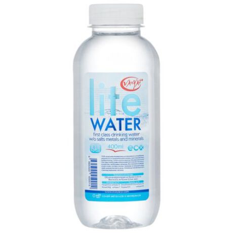 Питьевая вода Lite Water ПЭТ, 0.4 л