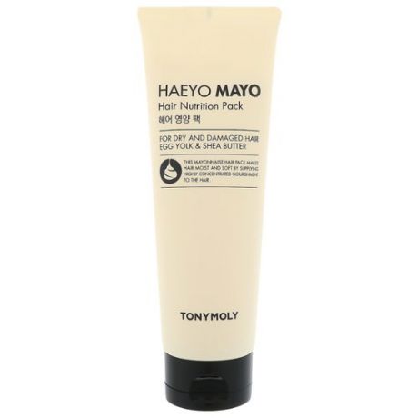 TONY MOLY Маска Mayo Hair Nutrition Pack для волос и кожи головы, 250 мл