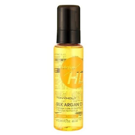 TONY MOLY Масло аргановое Make HD Silk Argan Oil для волос и кожи головы, 85 мл