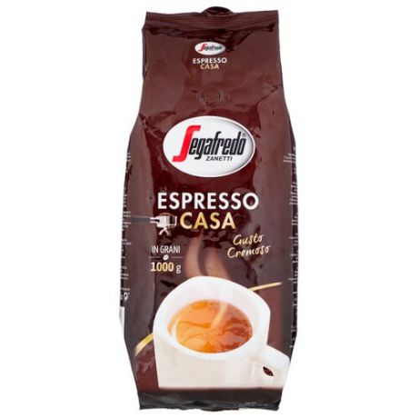 Кофе в зернах Segafredo Espresso Casa, арабика/робуста, 1 кг