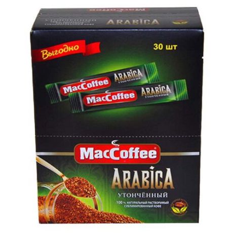 Растворимый кофе MacCoffee Arabica, в стиках (30 шт.)
