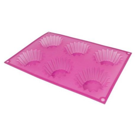 Форма для кексов силиконовая Mallony BFS-K20 985806 (31х21х4 см) розовый