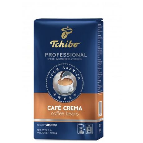 Кофе в зернах Tchibo Professional Caffe Crema, арабика, 1 кг