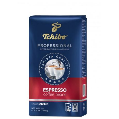 Кофе в зернах Tchibo Professional Espresso, арабика/робуста, 1 кг