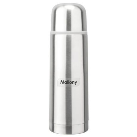 Классический термос Mallony Solido (0,75 л) серебристый