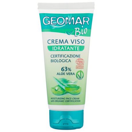 Geomar Bio Crema Viso Idratante Увлажняющий крем для лица, 75 мл