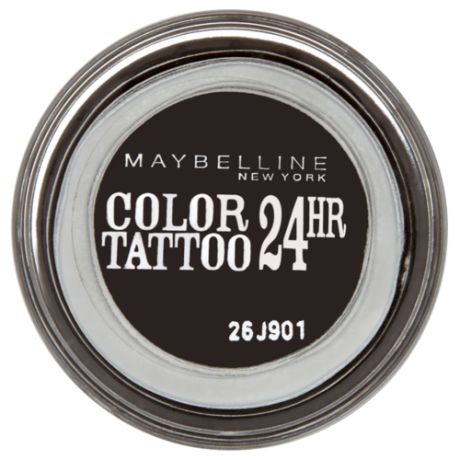 Maybelline Тени для век Color Tattoo 24 часа 60, Бессменный черный