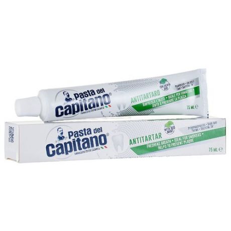 Зубная паста Pasta del Capitano Защита от зубного камня, мята, 75 мл