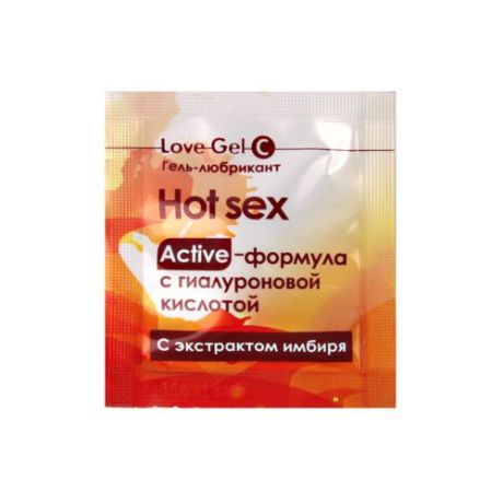 Гель-смазка Биоритм LoveGel C Hot Sex 4 г саше