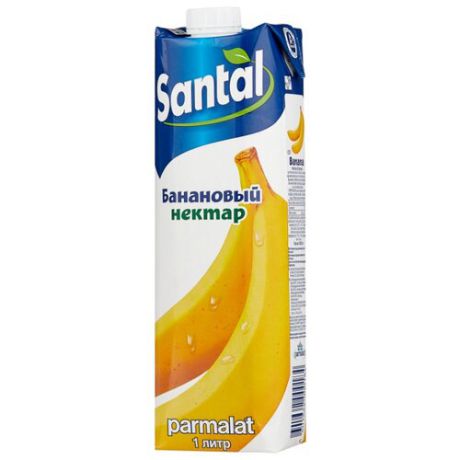 Нектар Santal Банан, с крышкой, 1 л