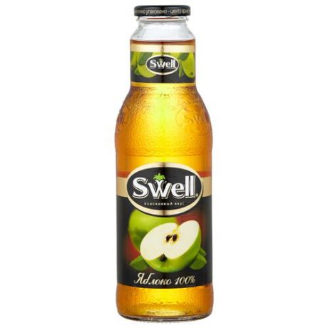 Сок Swell Яблоко, без сахара, 0.75 л