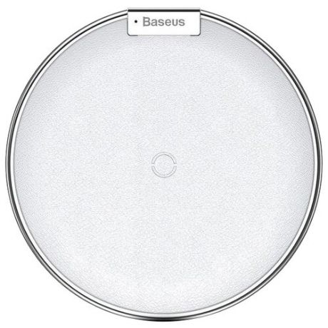 Беспроводная сетевая зарядка Baseus iX Desktop Wireless Charger белый / серебристый