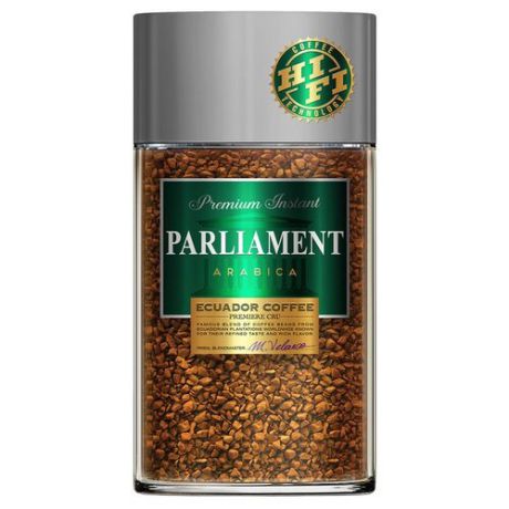 Кофе растворимый Parliament Arabica с молотым кофе, 100 г