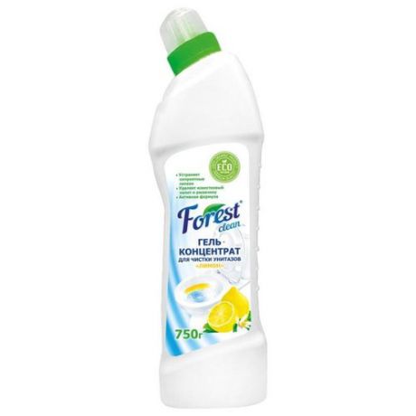 Forest Clean гель-концентрат для чистки унитазов Лимон 0.75 кг