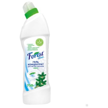 Forest Clean гель-концентрат для чистки унитазов Хвоя 0.75 кг