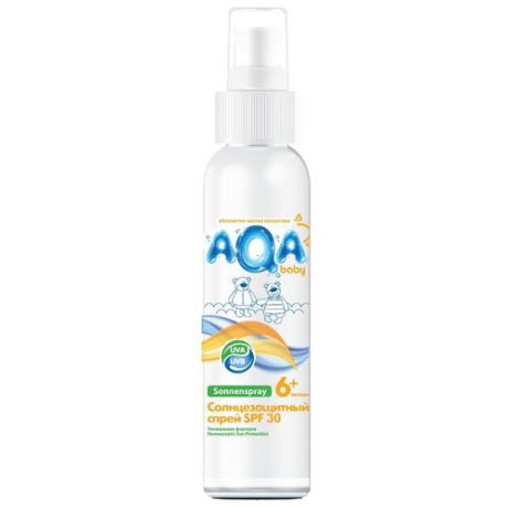 AQA baby Солнцезащитный спрей SPF 30 150 мл