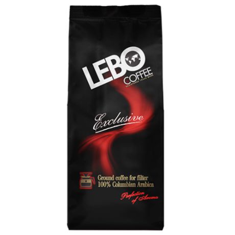 Кофе молотый LEBO EXСLUSIVE для кофеварки, 200 г