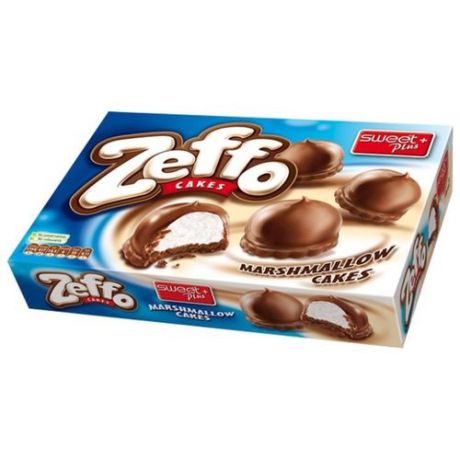 Пирожное Sweet Plus ZEFFO маршмеллоу в шоколадной глазури 150 г