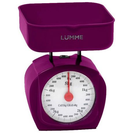 Кухонные весы Lumme LU-1302 фиолетовый чароит