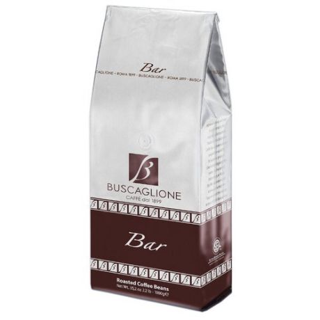 Кофе в зернах Buscaglione Bar, арабика/робуста, 1 кг