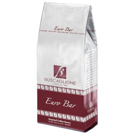 Кофе в зернах Buscaglione Euro Bar, арабика/робуста, 1 кг