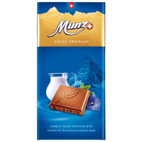Шоколад Munz молочный, 100 г