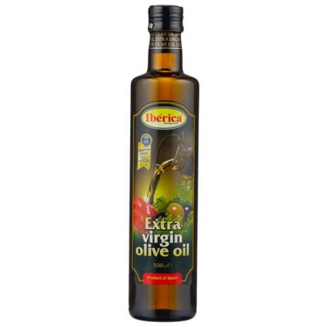 Iberica Масло оливковое extra virgin, стеклянная бутылка 0.5 л