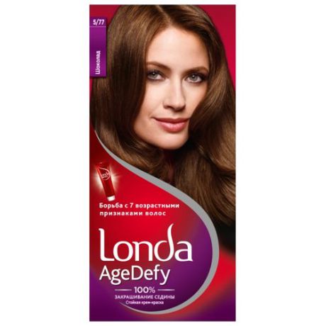 Londa Age Defy стойкая крем-краска для волос, 5/77 шоколад