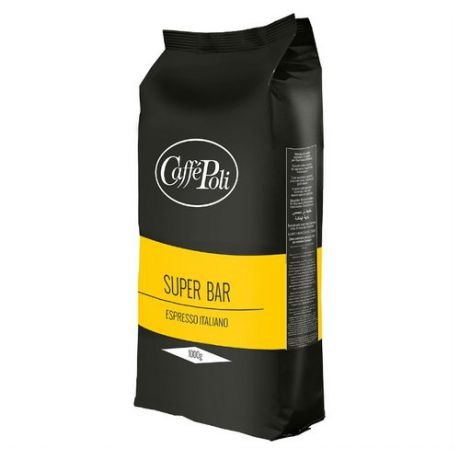 Кофе в зернах Caffe Poli Superbar, арабика/робуста, 1 кг