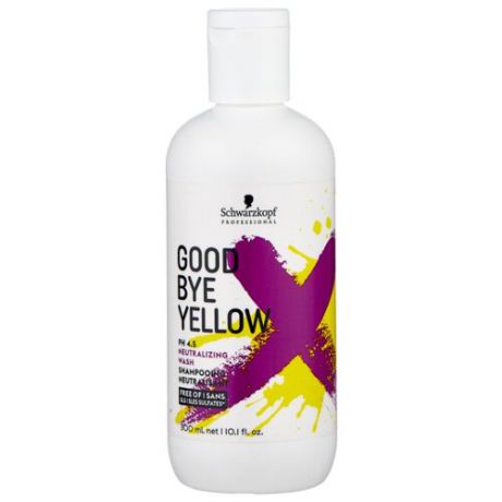 Шампунь Schwarzkopf Professional Goodbye Yellow Neutralizing Wash, 300 мл