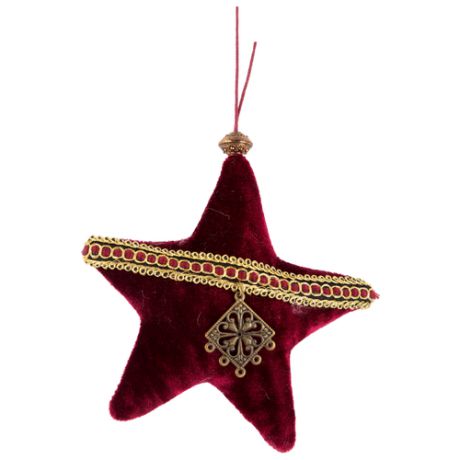 Елочная игрушка Русские подарки Звезда (170314) красный