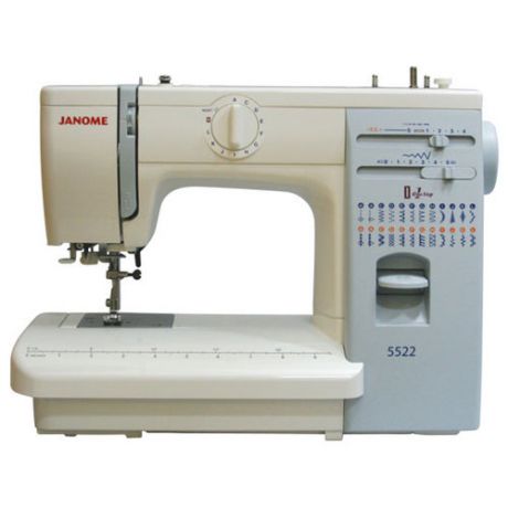 Швейная машина Janome 423S / 5522, бело-голубой