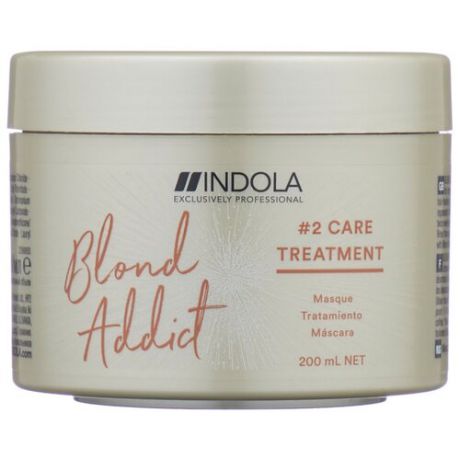 Indola Blond Addict Маска для окрашенных и обесцвеченных волос, 200 мл