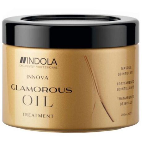 Indola Glamorous Oil Восстанавливающая маска для волос с содержанием ценных масел, 200 мл