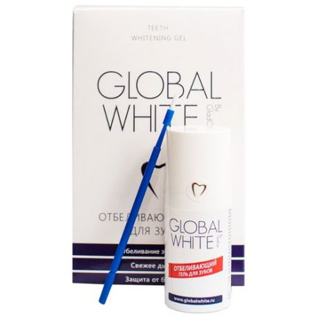 Global White Отбеливающий гель для зубов, 15 мл