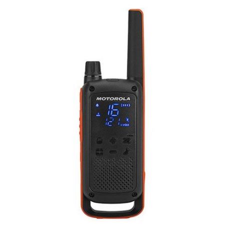 Рация Motorola Talkabout T82 черный/оранжевый