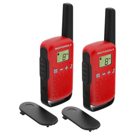 Рация Motorola Talkabout T42 Twin Pack красный/черный