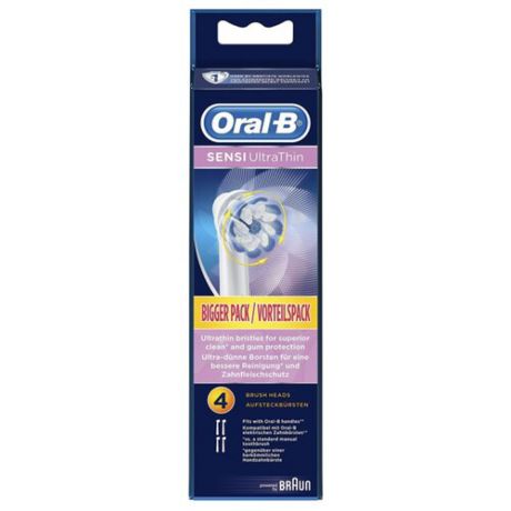 Насадка Oral-B EB 60-4, белый, 4 шт