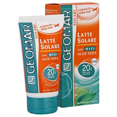 Geomar молочко солнцезащитное Solari Bio SPF 20 75 мл