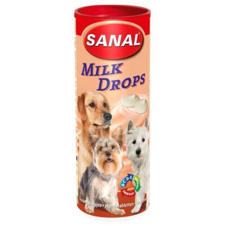Лакомство для собак SANAL Milk Drops, 250 г