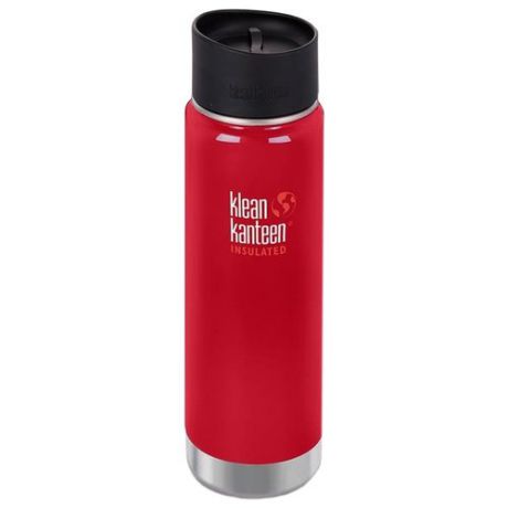 Термокружка Klean Kanteen Insulated Wide Cafe Cap (0,592 л) mineral red