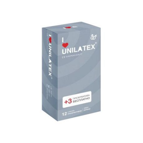 Презервативы Unilatex Ribbed 15 шт.
