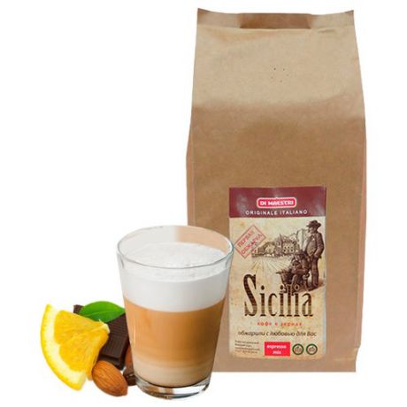 Кофе в зернах Di Maestri Sicilia, арабика/робуста, 1 кг
