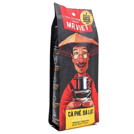 Кофе молотый Mr.Viet Ca Phe Dalat, 250 г