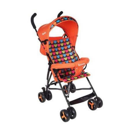 Прогулочная коляска BamBola B200 Love оранжевый