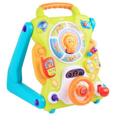 Интерактивная развивающая игрушка Happy Baby IQ-Center 330904 зеленый/голубой/оранжевый